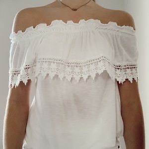 Off the shoulder shirt